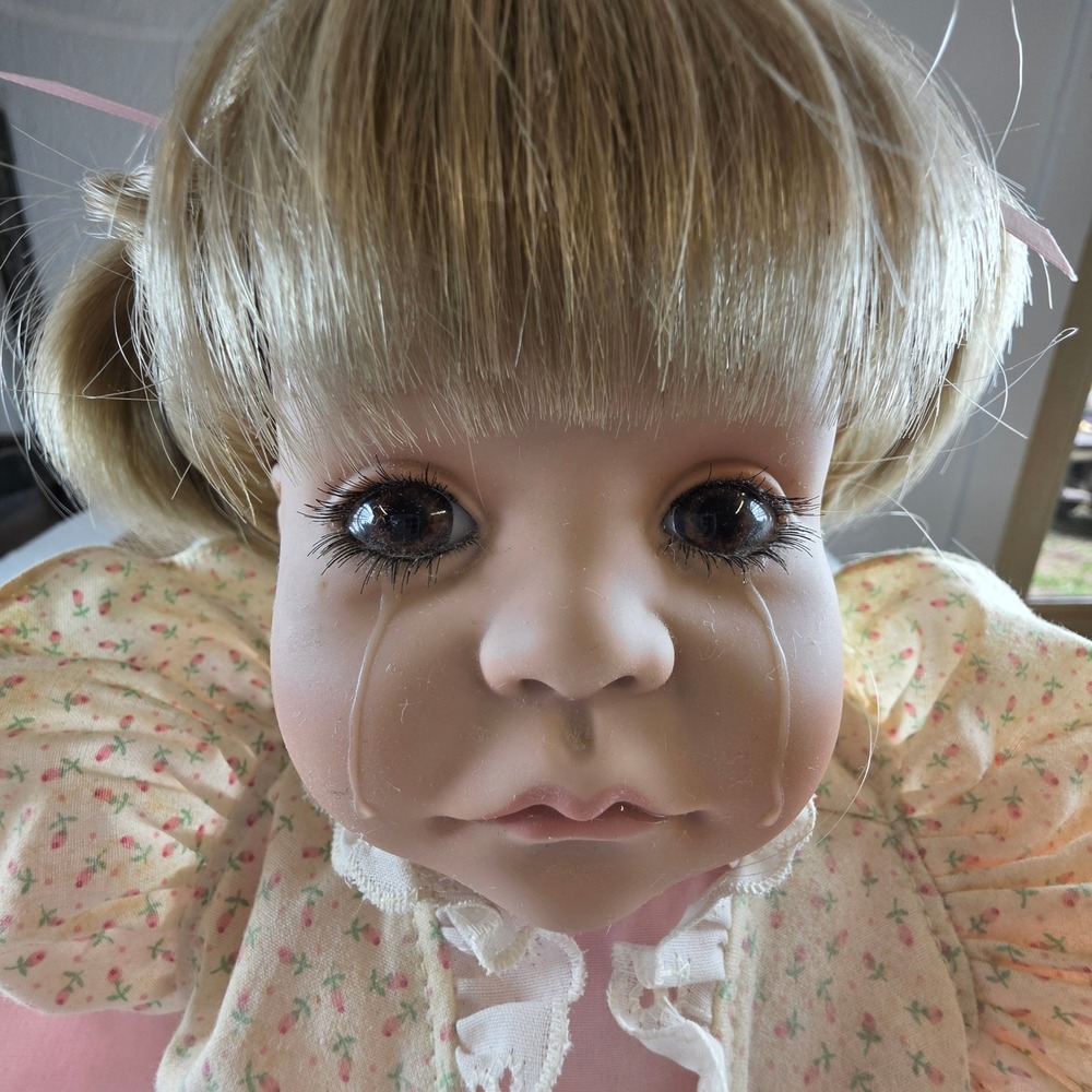 Lloyd Middleton Royal Vienna Doll Buffy Marci Cohen Crying Baby Doll Blonde Pink - Picture 3 of 8